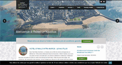 Desktop Screenshot of hotel-lenautilus-saint-malo.com